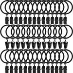 AMZSEVEN 40 Pack Metal Curtain Ring