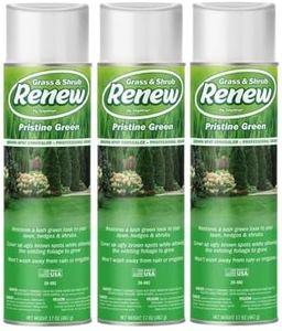 3-Pack 20-602 Grass and Shrub Renew, Pristine Green – 17 oz Professional-Grade Spray Paint for Lawn, Foliage & Turf Touch-Ups