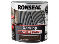 RONSEAL DRPEO25L 2.5 Litre Decking English Rescue Paint - Oak