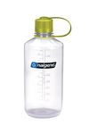 Nalgene Sustain Tritan BPA-Free Water Bottle Made with Material Derived from 50% Plastic Waste, 32 OZ, Narrow Mouth, Clear