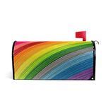 senya Magnetic Mailbox Cover Large Size Rainbow Color, Oversized