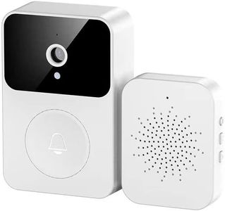 MANYCAST Wireless WiFi Video Doorbell with Music Bell - Full HD Resolution | Two Way Audio | Night Vision | Long Standby | Instant Visitor Video Call | App Connectivity Smart Door Bell