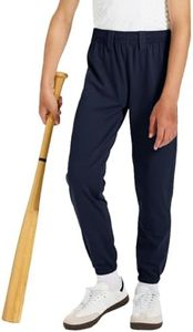 DEVOROPA 2T/3T/4T/5T to Youth Boys Baseball Knicker Pants Toddler Kids Lightweight Fast Pitch Pants Tee Ball Classic Fit Navy Blue 2T