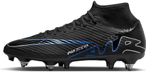 Nike Men's Zoom Superfly 9 Acad Sg-pro Ac Football Shoe, Black Blue Black Chrome Hyper Royal, 5 UK