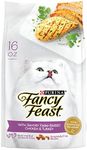 Purina Fancy Feast Dry Cat Food with Savory Chicken and Turkey - 16 Oz Bags (Pack of 4)