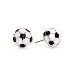 GIMMEDAT Soccer Enamel Post Earrings Player Mom Fan Gift