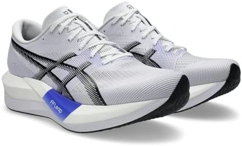 ASICS Unisex Magic Speed 5 White/Black Running Shoes - 9 UK Men/ 8 UK Women (1013A183.100)