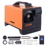 VEVOR 8 KW Diesel Air Heater, Bluetooth App Control All-on-one Diesel Heater with Automatic Altitude Adjustment, Remote Control and LCD, Portable Parking Heater for Home RV Trailer Camper Van Boat