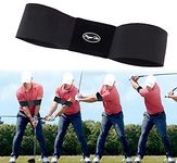 Jeantet Sport Golf Swing Trainer Aid Grip Secret Arm Band Trainer Value 1/2 Pack, Golf Training Aids Professional Motion Posture Correction Belt For Men Women Kids (1 Pack Golf Swing Band-Black)