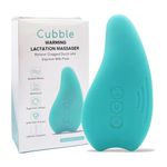 Cubble Warming Lactation Massager, Breastfeeding Support, Relief from Clogged Ducts and Engorged Breasts, Improve Milk Flow (Teal)