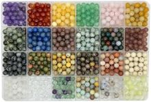 Yephac 960pcs 6mm Gemstone Beads fo