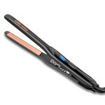 Dshow Mini Short Hair Straightener, 2 In 1 Curling Hair Straightener, Adjustable Temperature 120°C - 220°C, Automatic Shutdown, For All Hair Types,Black