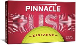 Pinnacle Rush Golf Balls, Yellow (15 Ball Pack)