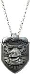 FNAF Security Guard Badge Necklace - Freddy Fazbear's Night Guard Chain - FNAF Costume Gifts for Men Women and Fans