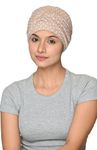 The Headscarves Women's Bamboo & Elastane Turban Chemo Beanie Scarf Cap with Rouched Band in Printed for Cancer Patients (Hs 119_Multicolor)