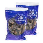 BAZIC Nickel Coin Wrappers 36 Per Pack 2 Pack 72 Total
