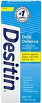 Desitin Daily Defense Baby Diaper Rash Cream with Zinc Oxide to Treat, Relieve & Prevent diaper rash, Hypoallergenic, Dye-, Phthalate- & Paraben-Free, 4 oz