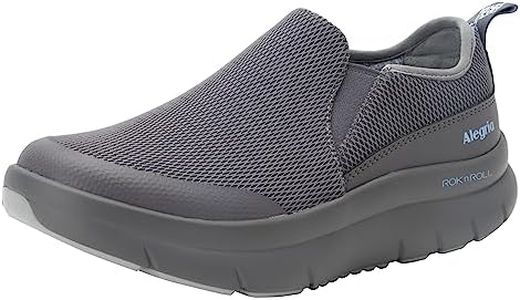 Alegria Rok N Roll Shift Lead Womens Athletic Walking Shoe, Graphite, 7-7.5 Wide