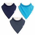 Lovjoy Large Bandana Bibs for Children 4+ Years/Special Needs Bibs/Suitable for Children, Teens and Adults/Adjustable Neck Size (Set 08)