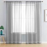 Set of 2 Luxton Light Grey Sheer Cu