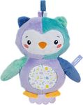 Clementoni 17268 Night Owl Light up Plush, Multi-Colour