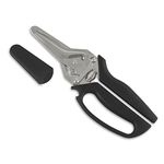 Kuhn Rikon 20249 3-in-1 Snips Kitchen Shears, 9", Black