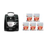 Bosch Tassimo Joy TAS4502NGB Coffee Machine, 1300 Watt, Black, 1.4 Litre With Kenco Flat White Bundle x 40 Drinks