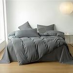 Cottonight Grey Comforter Set King 