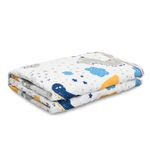 Baby Blanket, 70 x 100cm Small Fluffy Baby Comforter, Kids Plush Throw Blankets with Dotted Backing, Soft Nursery Blankets for Crib Stroller, Double Layer Toddler Blanket for Newborns/Swaddles (A)