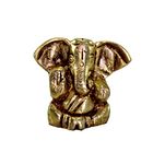 eSplanade Brass Ganesha Idol - 1.2 inches (Small Size) | Home Decor | Ganesh Ganesha | Bal Ganesh | Ganpati Ganapati Murti Statue (Antique)