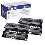 DR820 DR-820 Drum Unit Compatible Replacement for Brother DR820 DR-820 DR 820 for MFC-L5850DW HL-L6200DW HLL6200DW L6200DW MFC-L5900DW MFC-L5700DW HL-L5200DW L5200DWT Printer (2 Black)