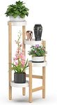 Wisuce Bamboo Plant Stands Indoor, 