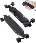 WOWGO Electric Skateboards Longboard 12S2P 216Wh with Dual 550W Hub Motors for Adults Max Load 330LB, 105mm Honeycomb Wheels E Skate Board with Top Speed 29mph 14 Mile Range for Commute -2S MAX