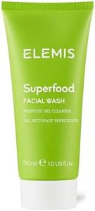 ELEMIS Superfood Facial Wash, 30ml – Revitalizing Daily Prebiotic Gel Wash, Gently Cleanse, Nourish & Balance Skin for Glowing Complexion, Hydrating Facial Cleanser to Remove Grime