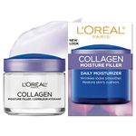 L’Oréal Paris Day and Night Moisturizer Cream, Collagen Moisture Filler Skincare, Hydrating Cream for Face, Neck and Chest to Smooth Skin and Reduce Look of Wrinkles, 50 ml