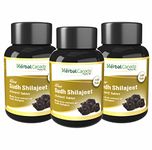 Harc Herbal Canada Sudh Shilajit Tablets - 100 Veg. Tablets (Pack of 3)