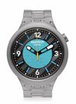 Swatch Unisex Dress Black Watch Stainless Steel Quartz Frostbloom