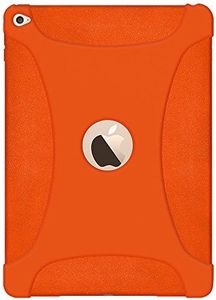 Amzer Silicone Jelly Skin Fit Case Cover for iPad Air 2, Orange (AMZ97447)