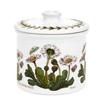 Portmeirion BG02312 Botanic Garden-Covered Sugar Bowl (Drum Shape), Ceramic, Multi Color