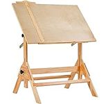 MEEDEN Solid Wood Drafting Table, A