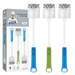 MR.SIGA Long Handle Bottle Brush - Set of 3