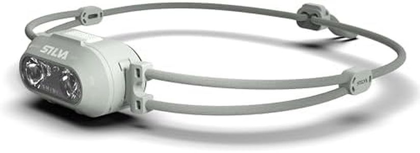 Silva Head Torch Battery Powered - Rechargeable USB-C - Smini Fly - 38 Grams - 250 Lumen Head Lamp - 3 Brightness Levels - White and Red LEDs - Battery Indicator - For Running in Urban Areas & Outdoor