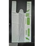 Singhal Compostable 13X16 Inch Shopping Bag Carry Bags Holding Weight Upto 4 Kg Pack of 100 Bags