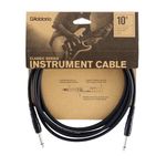 D’Addario Accessories Classic Series Guitar Cable - Instrument Cord with ¼ Inch Ends - Durable & Reliable - Bass or Guitar Cord - Straight End - 10 feet