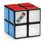 Rubik’s Mini 2x2, 2x2 Classic Color-Matching Puzzle, Pocket Size Brain-Teasing Puzzle Toy, Packaging May Vary