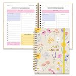 S&O Undated Planner with Meal, A5 Habit & Routine Tracker, Daily To Do List-Weekly and Monthly Goal Agenda Abstract Notebook Organizer for 2024, Students, College, Work, ADHD, Fitness, Productivity