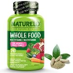 NATURELO Whole Food Multivitamin for Women - Natural Vitamins, Minerals, Antioxidants, Organic Extracts - Vegan/Vegetarian - For Energy, Brain, Heart, Eye Health - 240 Capsules