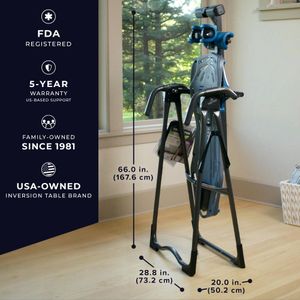 Teeter FitSpine X1 Inversion Table – Back Pain Relief Equipment