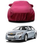 MITHILA MART�-Car Cover for Cruze LTZ Water Resistant|Scretch Proof|Dustproof|UV-Rays|Indoor-Outdoor Full Body Protection (Maroon)