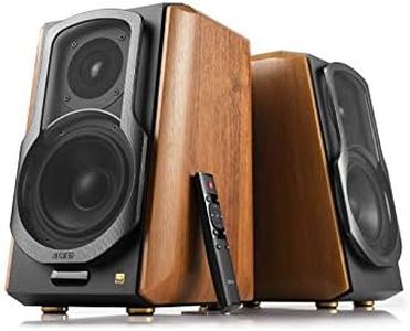 Edifier S1000MKII Audiophile Active Bookshelf 2.0 Speakers - 120w Speakers Bluetooth 5.0 with aptX HD - Optical Input - Powered Near-Field Monitor Speaker with Class D Amp